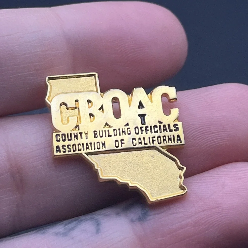 County‎ Building Officials Association Of California State Outline Lapel Hat Pin